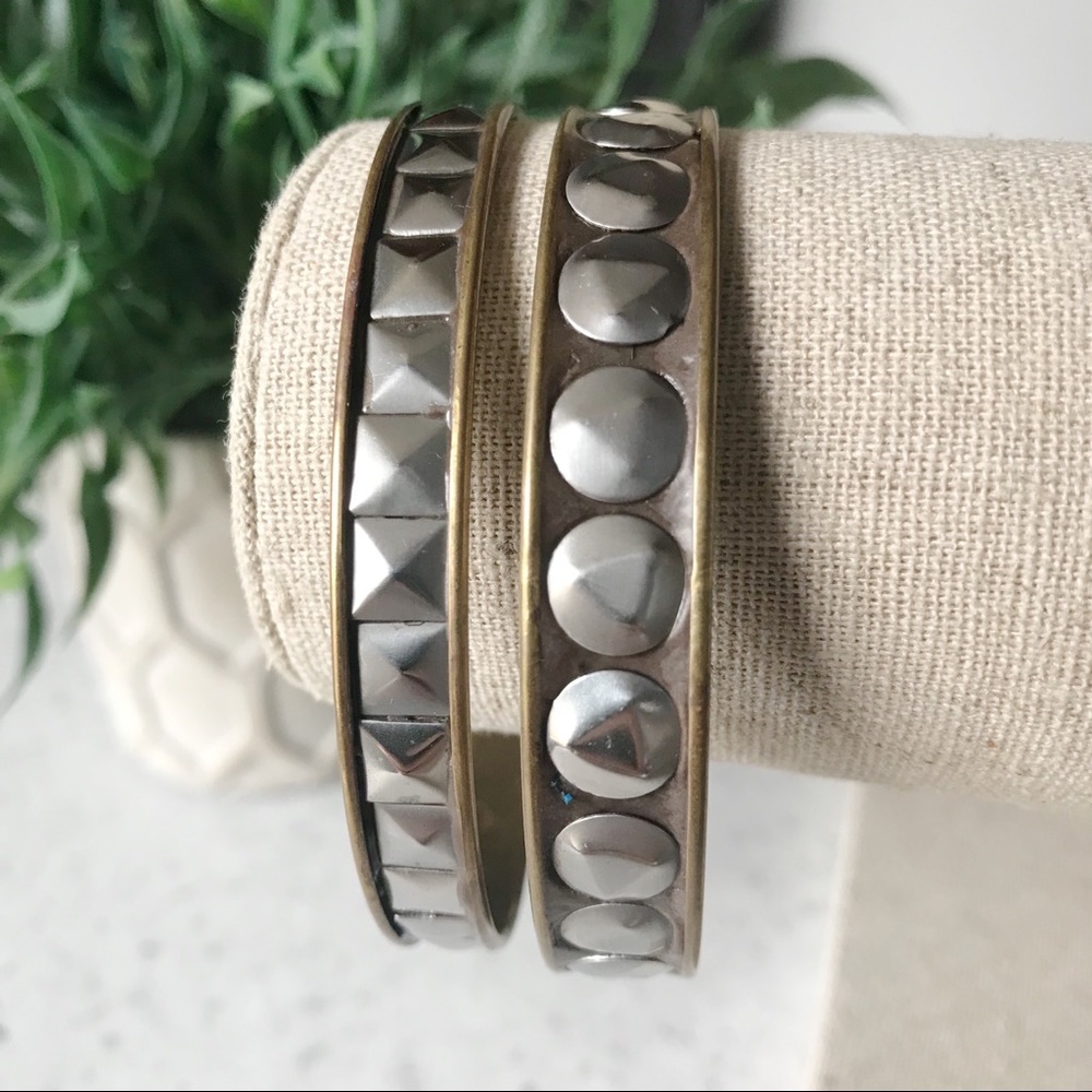 🌿Bracelet Set Mixed Metal Bronze gold / Silver